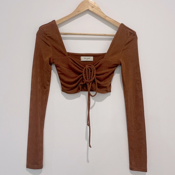 FIRST MUSE 🧡 TALIA TIE FRONT TOP 🧡 - Picture 5 of 13